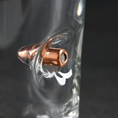 A glass "impenetrable. Z", with a bullet, for whiskey, 250 ml-4