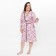 Women's bathrobe, powder color, size 50