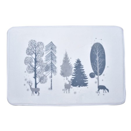 Rug, size 50x75 cm, white color
