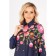 Female blouse, size 46, blue color