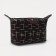 Cosmetic bag with lightning, black color