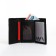 Male purse for magnet, department for bills, for maps, for coins, black color