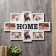 Photo frame Plastic in 8 photos 10x15 cm "House" White 42.5x65 cm