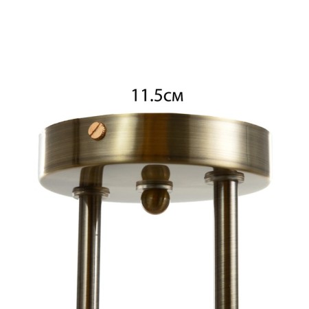 Causte "Sphere" 2x60W E27 Antique bronze 45x14x24cm-4