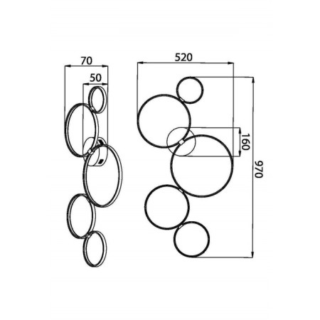 Ceiling Lamp Maytoni Mod448CL-L40WK, LED, 43W, 7x52x7 cm, 3600lm, white color-2