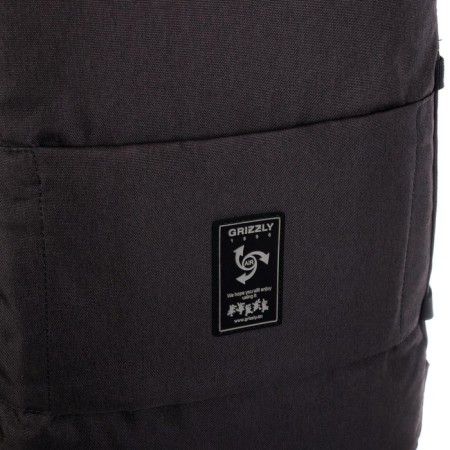 Youth backpack, 45 x 32 x 21 cm, Grizzly 019, ergonomic back, black/blue RQ-019-12-8