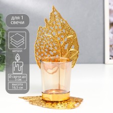 Summary metal, glass per 1 candle 