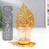 Summary metal, glass per 1 candle "Golden leaves" D-5 cm 8x12x16.5 cm