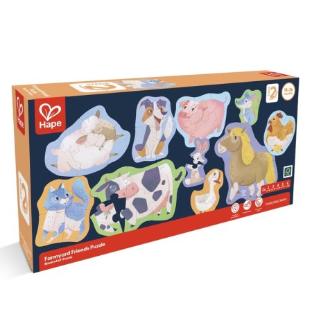 Puzzle for children Hape "Animals on the farm"-1