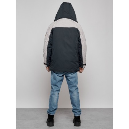 Male Winter jacket, size 50, dark blue color-4