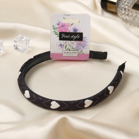 Hair cap "shirli" heart, 1 cm, mix-1