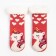 Children's socks with fur inside "unicorn", pink color, size 14-16 (24-27)