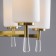 Suspended lamp Freya FR2031PL-08BS Chic, 755x755x600 mm, E27, 8x40W, brass color