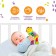 Stretching - spiral with toys arc on a stroller / crib for babies 0+ "Monkey Bright", I crush me