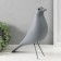Souvenir Polystone "Bird" gray 28x23.5 cm