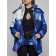 Ski jacket female, size 42, blue color