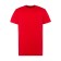 Men's T-shirt Minaku Regular Fit: Red color, rr 56