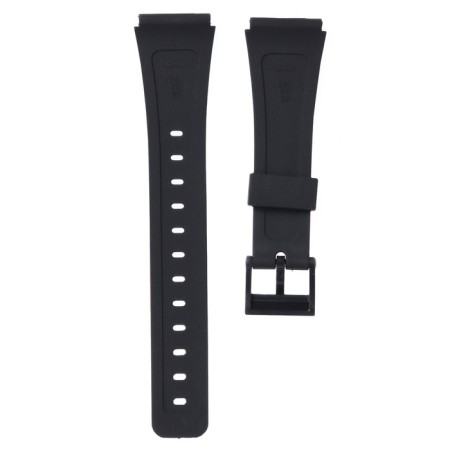 Watch strap, 20 mm, silicone, L-22 cm, black-2