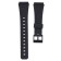 Watch strap, 20 mm, silicone, L-22 cm, black