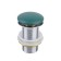 Bronze de Luxe 1001g bottom valve, for a shell, ceramics/brass, green