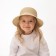 Hat for the girl Minaku "Bunny", Milk color, Rr. 52