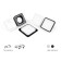Building lamp built -in Ambrella Diy System Elements C7905 for nozzles 70x70 mm, GU5.3, color white sand