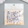 Beads for creativity plastic "Black English letters" White set 20 grams 0.4x0.8x0.8 cm