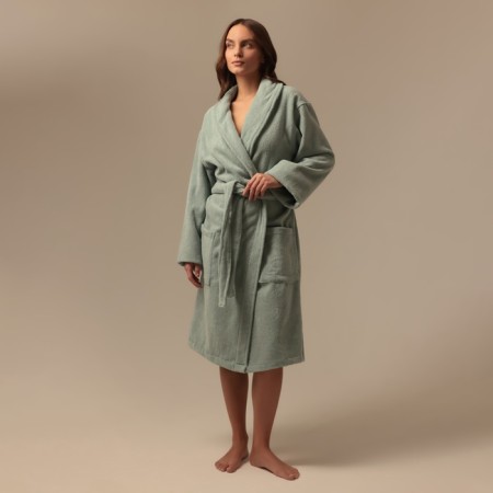 Tainted female dressing room SL Home: Basic "Azzura", size XL, 100% cotton, 420 g/m2