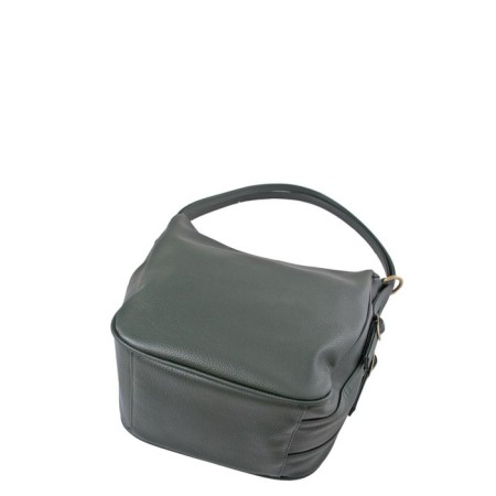 B2437 Bag bag, lightning department, dark green color 33x27x15cm-1