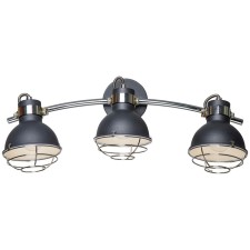 Wall lamp 3x40W E14, size 62x20x26 cm