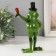 Souvenir Polystone Lak "Frog is a gentleman with a rose, in the cylinder" 9x12.5x19 cm