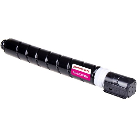 Laser Cartridge Print-Rite TFC876MPRJ PR-CEXV49M Magenta Magenta (19000K), purple-2