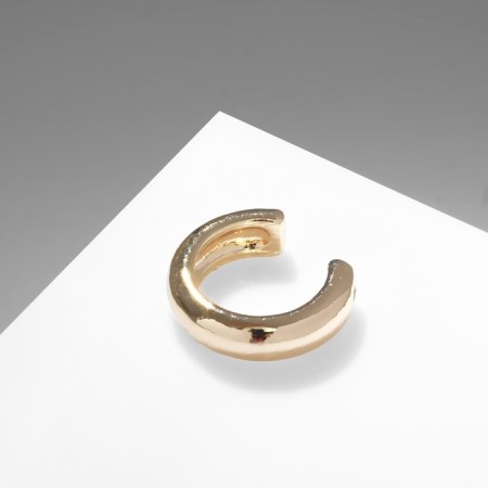 Earring "Kaff" minimal, color gold-1