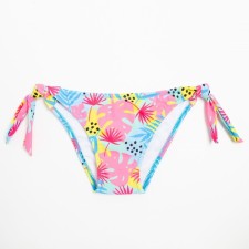 Bathing swimming trunks for girls Minaku on ties, height 68-74 cm
