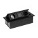 Luazon Lighting, 16 A, double, in the table, 2xUSB, 2.1 A, black