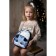 Plush Baby backpack for the girl "Kotik", 26 × 24 cm, for the new year