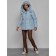 Winter jacket female, size 50, blue color
