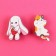 Wooden icons "beloved girlfriend", 2 pcs.