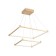LED LED suspended Ambrella Light, Linetech, FL5599, LED, 60 W, 4800LUM, 3000-6400K, Gold Color Gold