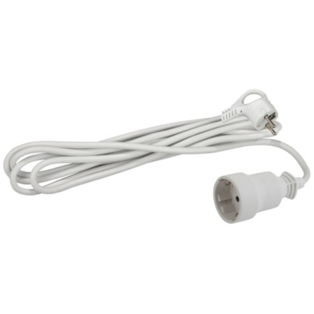 Extension cord electric era UX-1-5M with grounding 1 outlet 5 m, PVS 3x0.75mm2 10a 10a