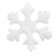 The basis for creativity and decoration "Snowflake", set of 15 pcs., Size 1 pc. - 7.2 × 2.8 cm