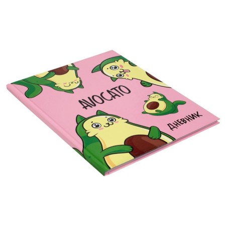 Universal diary for grades 1-11, avocato, solid cover 7BC, glossy lamination, 40 sheets-1