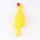 Brying toy for dogs from latex "Goose", 19 cm, yellow