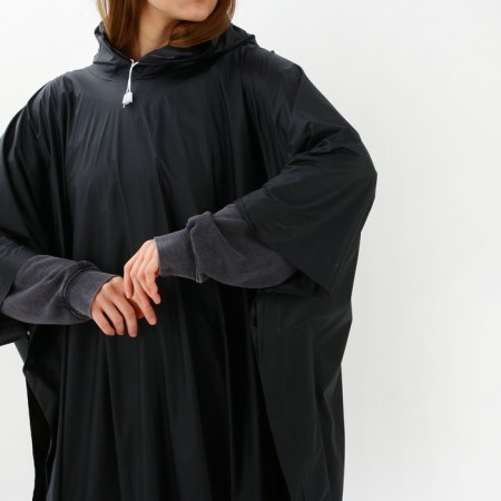 Rawnacer adult poncho “Everything that is not done, I do not do”, oversize, 44-52, 97 x 120 cm, black color is black-4