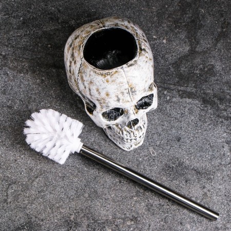 Skull stand "Skull" 16x15x22cm (Yershik n/steel)-3