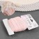 Gum is openwork, 14 mm, 10 ± 1 m, pink color