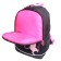 School backpack, 38 x 28 x 18 cm, Grizzly 363, ergonomic back, black/pink RG-363-11_1