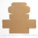 Gift folding box, packaging, “craft, white tape”, 22 x 16.5 x 10 cm