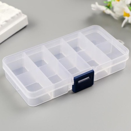 Casket with removable cells for trifles 10 departments mix 2x12.5x6.5 cm-4