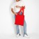 Bag Schoper NAZAMOK, 35x0.5x40 cm, Department without lightning, without lining, red